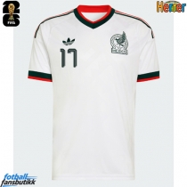 Mexico Orbelin Pineda #17 Bortedrakt EM 2024 Kortermet